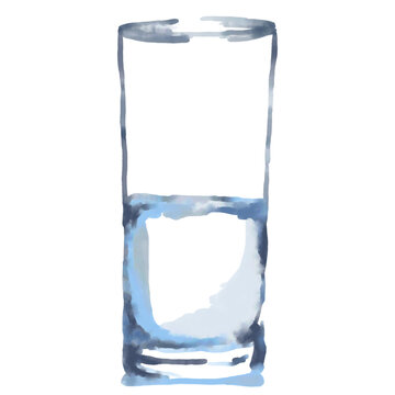 illustration verre d'eau