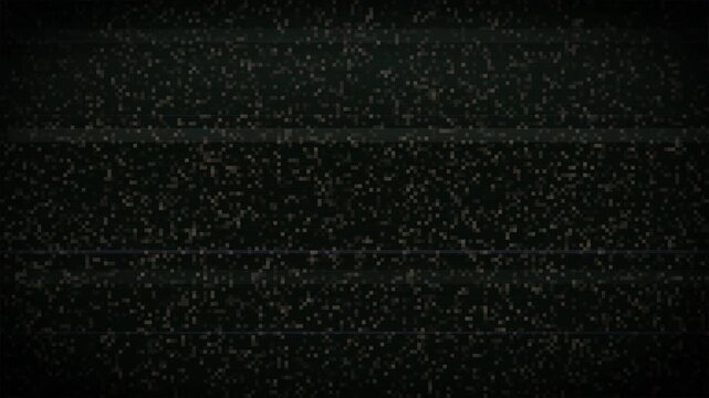 Abstract black and white tv static with flickering lines. Perfect for backgrounds, video effects, or retro design projects needing noise textures.