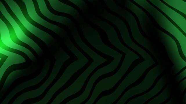 Abstract dark green triangle wavy pattern background with light gradients, ideal for digital art projects, website backgrounds, and graphic designs.
