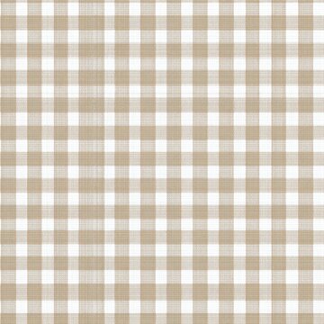 Beige and White Gingham Pattern
