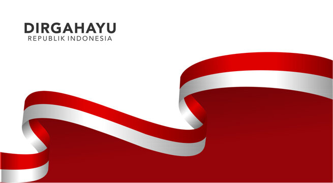 Independence Day Ribbon Banner Independence Day Background
