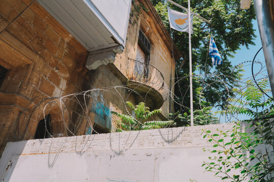 Nicosia capital of Cyprus with UN buffer zone