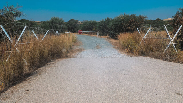 Nicosia capital of Cyprus with UN buffer zone