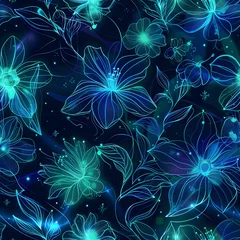 [Tropical Leaf / Dark Botanical] Seamless Pattern, Exotic Jungle Foliage Background, Vibrant Nature Design for Fabric © Artworks