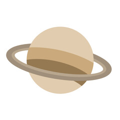 PNG illustration of the planet Saturn and its rings. © Terra