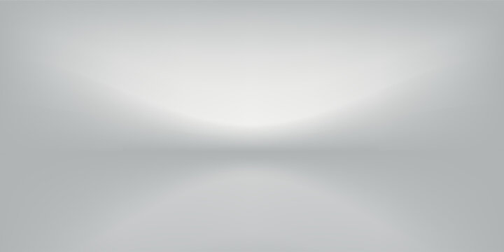 Gray studio background or backdrop 3D room lightbox eps 10.