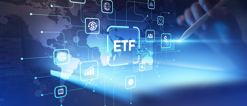 ETF Exchange Traded Fund Platform for Financial Investment and Market Trading Analysis