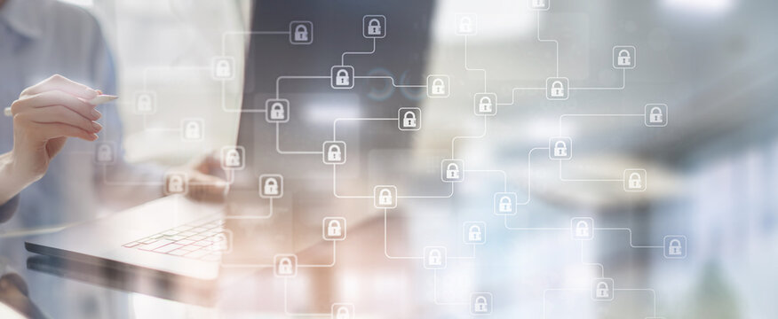 Cybersecurity Risk Management for Enterprise Data Protection with Secure Network Locks