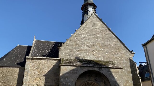 Historic Stone Church in the Town of Auray Brittany