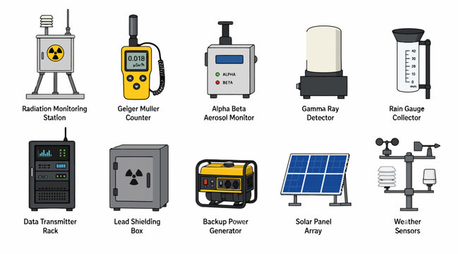 Collection of Industrial and Environmental Monitoring Equipment.