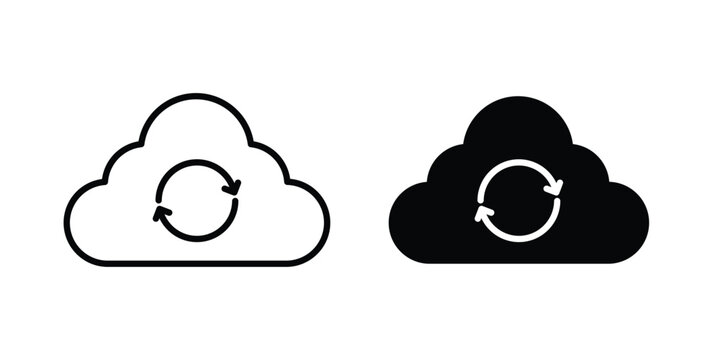 Cloud sync icon