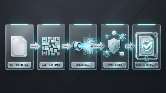 Enterprise document authenticity verification process