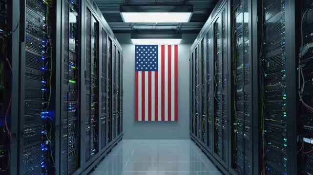 Data center in the USA.