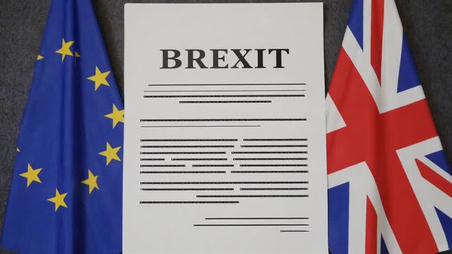 Brexit of the UK in the EU.