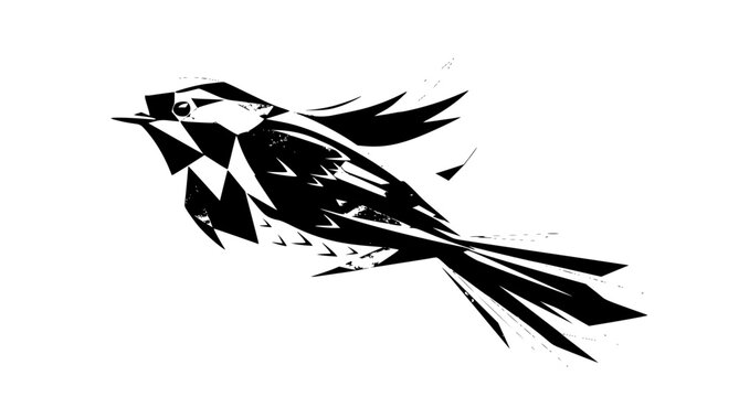 Realistic vector illustration of robin bird in mid-air with detailed feather texture and natural flight posture isolated on white