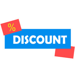 Fototapeta premium Discount Label Promotional Banner