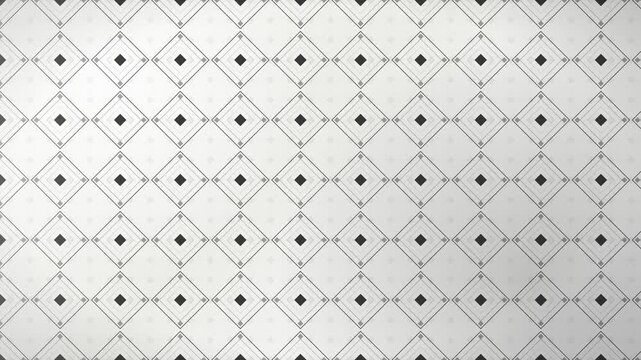 Monochrome diamond pattern loop