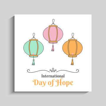International Day of Hope Social Media Instagram Post Banner Template Design