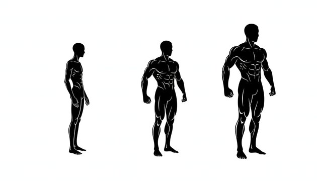 Human body posture evolution from slouching to perfect