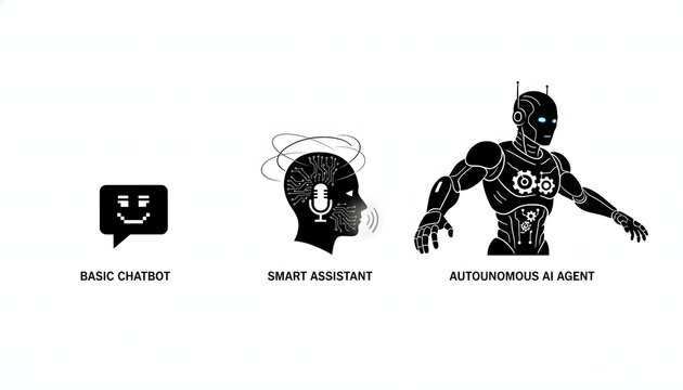 Human brain evolution to AI artificial intelligence concept