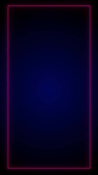 Smooth appearance of a neon frame