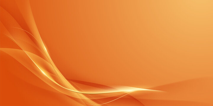 Abstract background vector illustration with a modern design, orange and gold colors, and geometric elements.