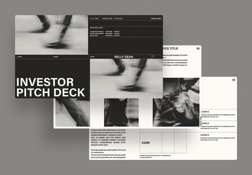 Investor Pitch Deck Presentation Template
