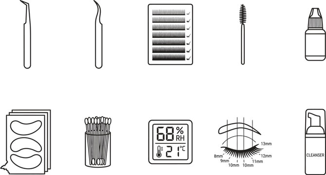 A pair of path icons with a map pointer, depicting a winding road or journey with multiple stops, presented in both outline and solid fill styles for navigation concepts.