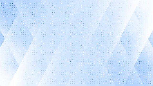 Blue gradient geometric patterns and dotted textures. Ideal for professional presentations, event videos, and marketing projects. Vibrant blue design with geometric patterns and dotted textures. Suita