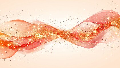 Fototapeta premium Elegant Graceful Rose Swirls with Golden Accents for a Glamorous Abstract Background Design