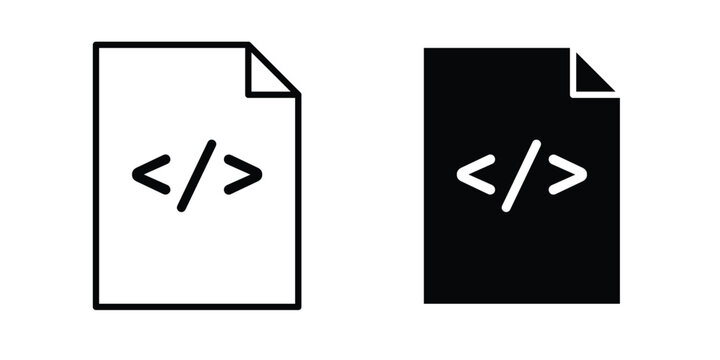 HTML script icon