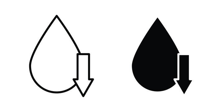 Low water level icon