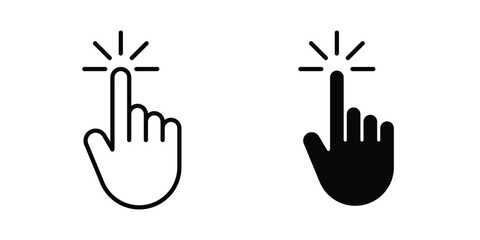 Fototapeta premium Hand click icon