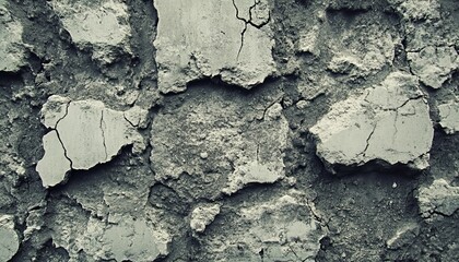 Fototapeta premium Aged Concrete Texture Background Overlay Featuring Stains, Wear, and Cracked Surfaces for Design