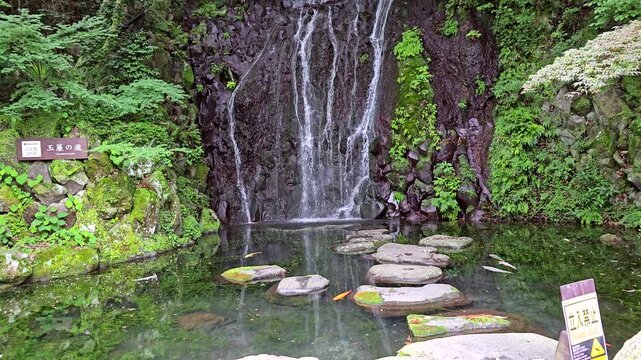 神奈川県箱根湯本で撮影した飛烟の瀧