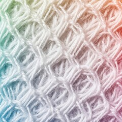 Obraz premium Extreme close-up view of delicate white synthetic or natural material fibres displaying intricate texture and abstract patterns on a blank surface, composition, textile, pattern