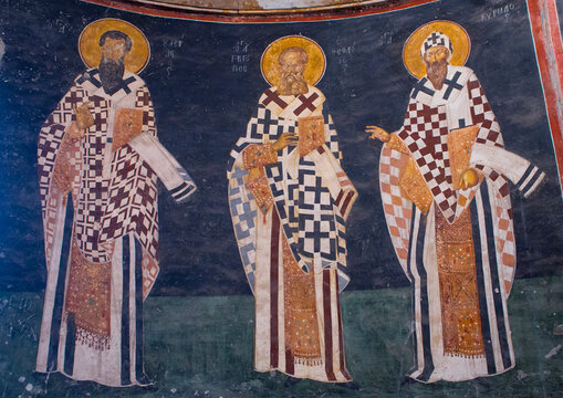 Mosaics and paintings in the byzantine church of st. Savior in Chora, Edirnekapı, istanbul, Turkey