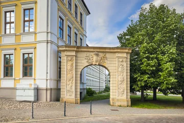Baroque Sterntor Gate at Cathedral Square, Magdeburg, Germany © tichr