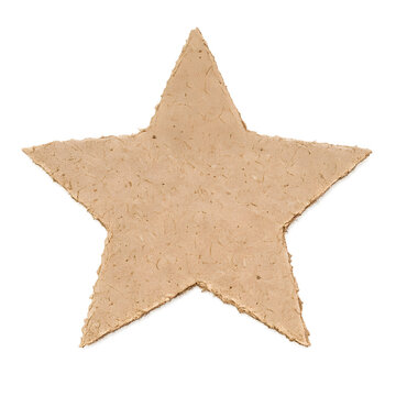 Transparent PNG Star Shape Cutout for Crafts and Design Projects