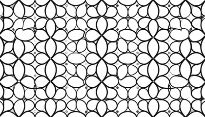Obraz premium Black and white mesh pattern design.