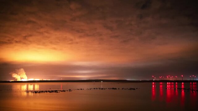 Cottbuser Ostsee bei Nacht 2025