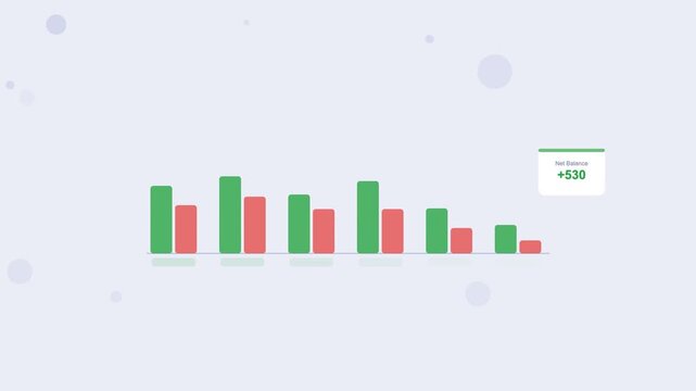 Cash Flow Statement Finance Animation Light