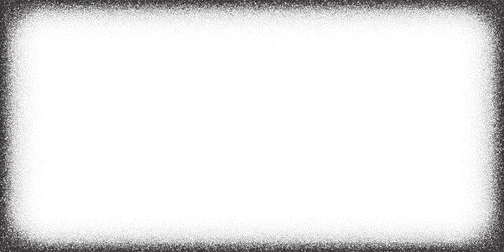 Vignette grain gradient for shadow rectangle border and overlay photo blur. Comic edge rectangular for effect black frame and white transparent background. Vignette fade dark for shadow.