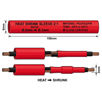 Heat Shrink Sleeve Wire Connection Diagram