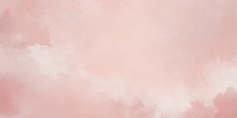 Fototapeta premium Abstract pink watercolor background with textured paper, vintage grunge wall effect and copy space, pastel aged artistic surface and retro paint design