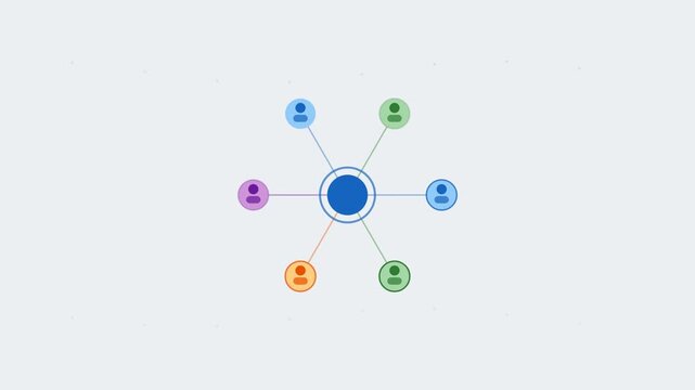Business Model Corporate Animation Loop