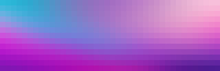 Obraz premium Gradual color changing pixel mosaic background