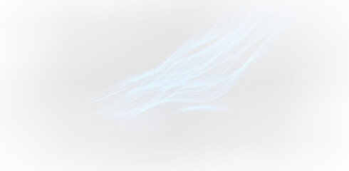 Blue air stream with soft wave motion and glowing trail effect PNG © Николай Mовчан