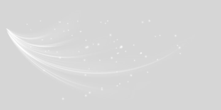 Stream of fresh wind png. Imitation of the exit of cold air from the air conditioner. Cold winter wind texture. Holiday vector blizzard. Christmas effect of a cold blizzard. Vector PNG.