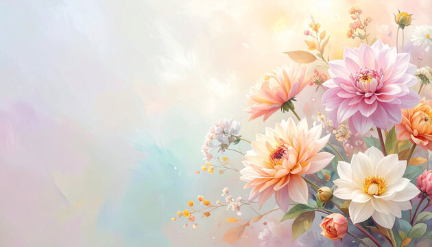 Floral Border Background